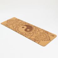 Коврик для йоги из пробки INEX Cork TPE Yoga Mat 183 х 61 х 0,6 см, Инь-Янь INEX HG\CKMATPE-YY\00-00-00