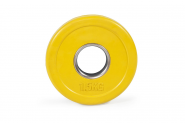 Цветной тренировочный диск 1,5 кг (малый, желтый) 2234