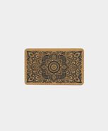 Блок для йоги YOGA DESIGN LAB Cork Yoga Block 7,6 x 14 x 22,8 см, пробка YOGA DESIGN LAB HM\BL-Cork-Mandala Black\00-00-00