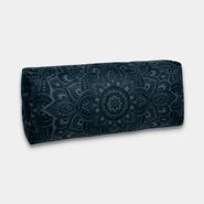 Валик для йоги YOGA DESIGN LAB Bolster 13 х 25 х 61 см, овальный, угольная мандала YOGA DESIGN LAB HM\ZABUTON\MC-00-00
