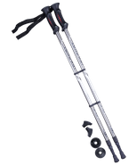 Палки для скандинавской ходьбы Longway, 77-135 см, 2-секционные, серый/чёрный Berger УТ-00010961