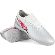 полуботинки кроссовые Inferno Turf 230217 silver/red AS4 370069