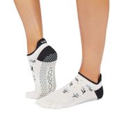 Нескользящие носки с пальцами TOESOX Low Rise Сезон Зима 26 размер S, Ваниль, пара ToeSox TT\S01825BFW\0S-SE-00
