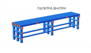 Скамья для бассейна 2 м 011-1748