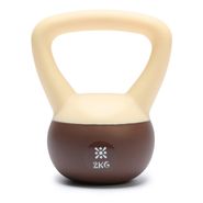Мягкая гиря LIVEPRO Soft Kettlebell 6 кг, бело-коричневый