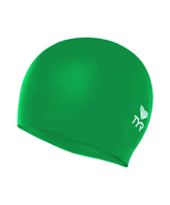 Шапочка для плавания Wrinkle Free Junior Silicone Cap, силикон, LCSJR/326, зеленый TYR УТ-00016976