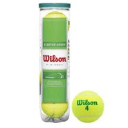 Мяч теннисный WILSON Starter Green Play WRT137400 желто-зеленый. 00004491