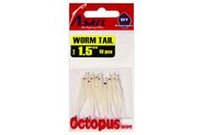 Октопус ASARI Worm Tail 1.5" #06-Peral White