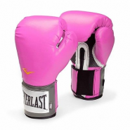 Перчатки тренировочные Everlast PU Pro Style Anti-MB 12oz розовый 2512WU