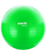 Фитбол STARFIT Core GB-106 антивзрыв, 900 гр, с ручным насосом, зеленый, 55 см Starfit УТ-00018972