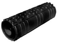Валик ролл для фитнеса рельефный полый GO DO :GZ5-33  (Чёрный) GETSPORT 26183