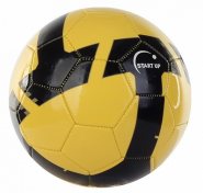 Мяч футбольный для отдыха Start Up E5125 черный/желтый размер 5