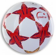 Мяч футбольный для отдыха Start Up E5126 красный/белый размер 5 269319