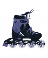 Ролики раздвижные Hop Purple пласт.рама M (35-38) Ridex УТ-00021214