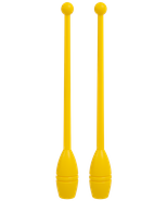 Булавы для художественной гимнастики AC-01, 35 см, желтый Amely УТ-00018256