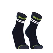 Водонепроницаемые носки DexShell Pro visibility Cycling черный/серый/зеленый S (36-38) Dexshell