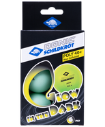 Мяч для настольного тенниса Glow in the dark, 6 шт. Donic УТ-00018112