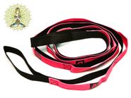 Ремень для растяжки: YJ-ABCD  (розовый) GETSPORT 31280