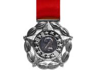 Медаль спортивная с лентой 2 место d - 5 см :1904-2 31587