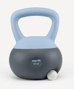 БЕЗ УПАКОВКИ Гиря мягкая STARFIT DB-601, 12 кг, холодный синий/темно-серый STARFIT ЦБ-00005729