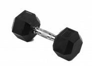 Гантель гексагональная обрезиненная Lite Weights 3179LW 3 кг