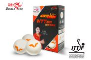 Мячи для н/т Double Fish V40+ 3 star WTT (6шт.) V111F2