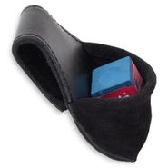 Держатель мела Карман замшевый чёрный H-129-VL  03926 03926