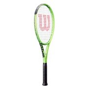 Ракетка б/т Wilson Blade Feel 105, арт.WR197710U2, для любителей, графит, со струнами, зеленый Взрослый