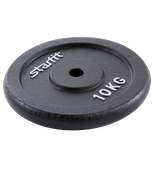 Диск чугунный Core BB-204 d=26 мм, черный, 10 кг Starfit УТ-00018819