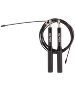 Скакалка скоростная Pro RP-301 металл, 3 м, с подшипниками и шарнирами, черный Starfit ЦБ-00001591