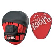 Лапы боксерские гнутые "Боецъ" 111 (красно-черные) BF Лапы боксерские гнутые "Боецъ" 111