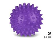 Мяч массажный A-V6.8  (фиолетовый) 40162