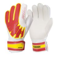 Перчатки вратарские тренировочные TORRES Jr. FG05017-RD размер 7 бело-красно-желтый 00005710