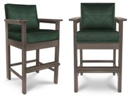 Стул бильярдный Бристоль ясень (Grey_bristol,Lambre_bronze) СтБ.Брс.Яс#Grey_bristol