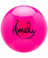 Мяч для художественной гимнастики Amely AGB-301 19 см розовый УТ-00019941