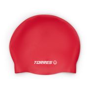 Шапочка для плав. TORRES, SW-12507RD, красный, силикон Senior TORRES SW-12507RD