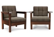 Кресло High-Style ясень МДФ (№3,Декор серебро,Ткань Vilvet Lux,29 Velvet_Lux)