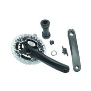 Система HDL-LZDH202, 170мм ал./чёр.(шлицы), 22/32T сталь, с защ. HDL WHEEL ZTB20741