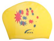 Шапочка для плавання для длинных волос QUICK звёзды  (Жёлтый) GETSPORT 50231