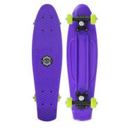 Скейтборд 56 х 15 см, колеса PVC 50 мм, пластиковая рама, цвет фиолетовый  5290568 Onlitop 365291