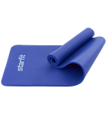 Коврик для йоги и фитнеса FM-301, NBR, 183x61x1,2 см, темно-синий Starfit УТ-00018920