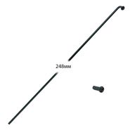 Спицы 248мм с ниппелями 1/2", чёр., 144 шт. КИТАЙСКИЕ ПРОИЗВОДИТЕЛИ ZTB18821