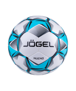 Мяч футбольный JOGEL Nueno №4, белый/голубой/черный