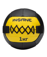 Медбол IN24-WB200, 1 кг, желтый