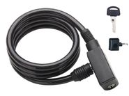 Замок тросовый 6х1500мм с ключом и держателем КИТАЙСКИЕ ПРОИЗВОДИТЕЛИ NTB17096