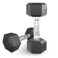 Гантель гексагональная UNIX Fit обрезиненная 5 кг, 2 шт. UNIX Fit™ DBHEX5x2