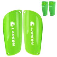 Щитки футбольные для гетр с карманами Larsen NT60019 лайм