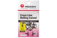 Вертлюг HIGASHI Cross Line Rolling Swivel #6
