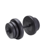 Гантель разборная пластиковая в коробке BASEFIT DB-717, 15,5 кг