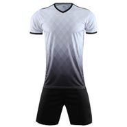 Форма футбольная 6205 silver/grey/black (футболка, шорты) 2XS (135-145 см) Larsen 369676